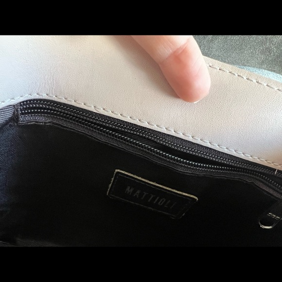 Mattioli pink beige taupe crossbody purse bag - Picture 11 of 16